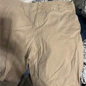 White Stag dress shorts, tan